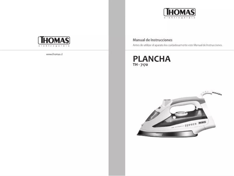 Página 1 del manual Manual de usuario Thomas TH-7170