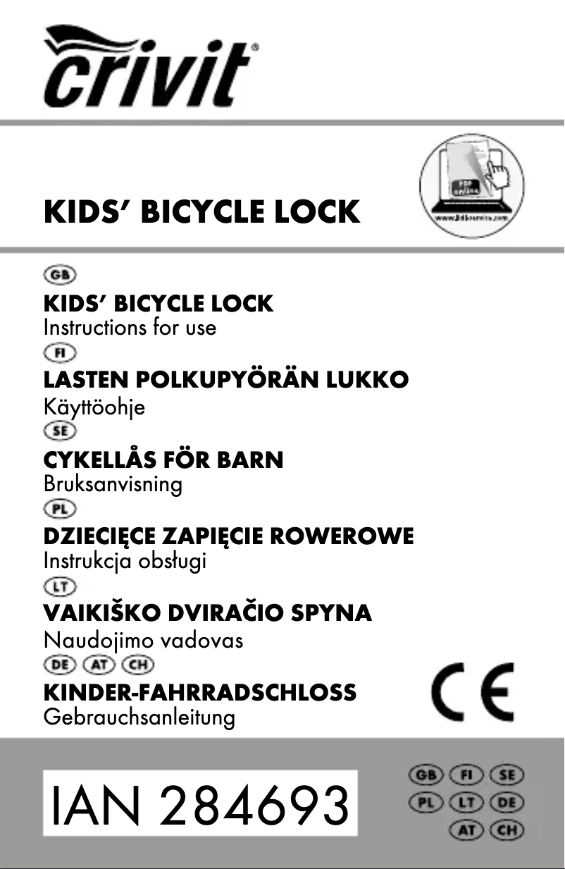 Imagen de la primera página del manual del dispositivo IAN 284693