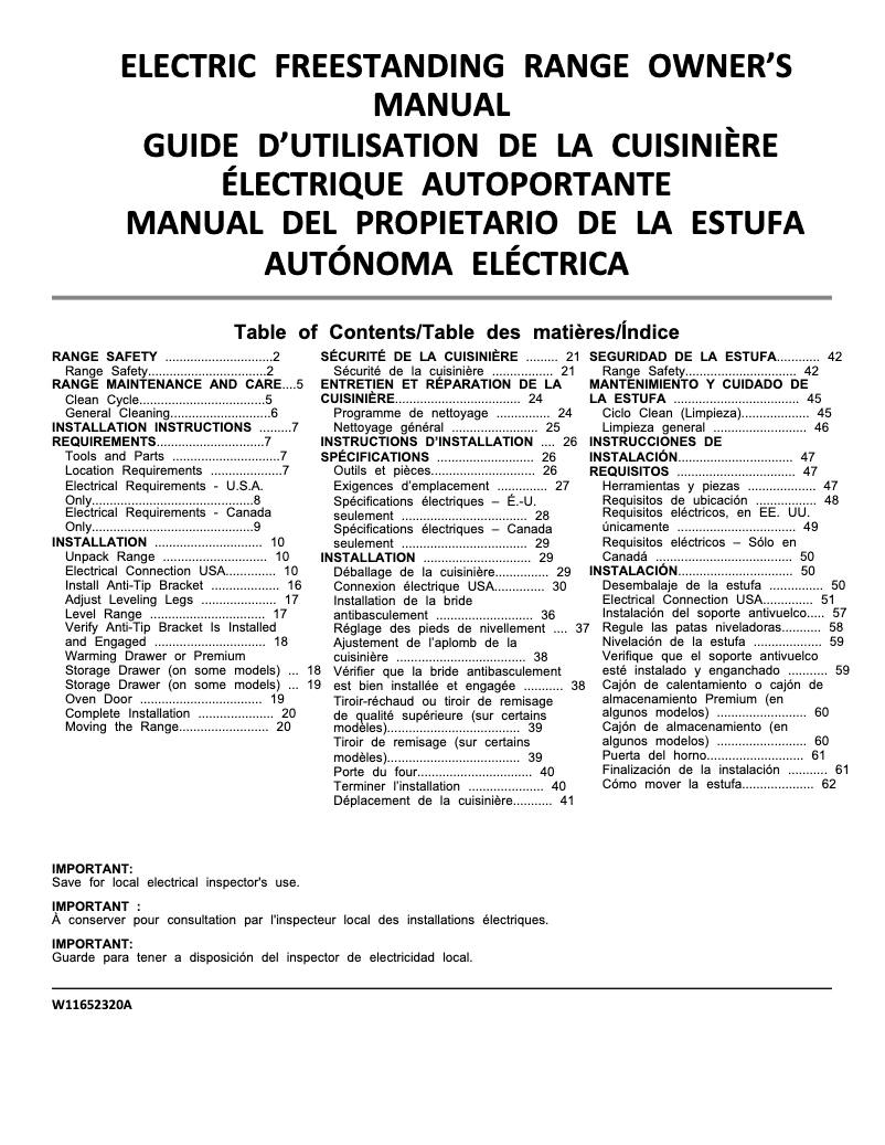 Imagen de la primera página del manual del dispositivo KFEG504