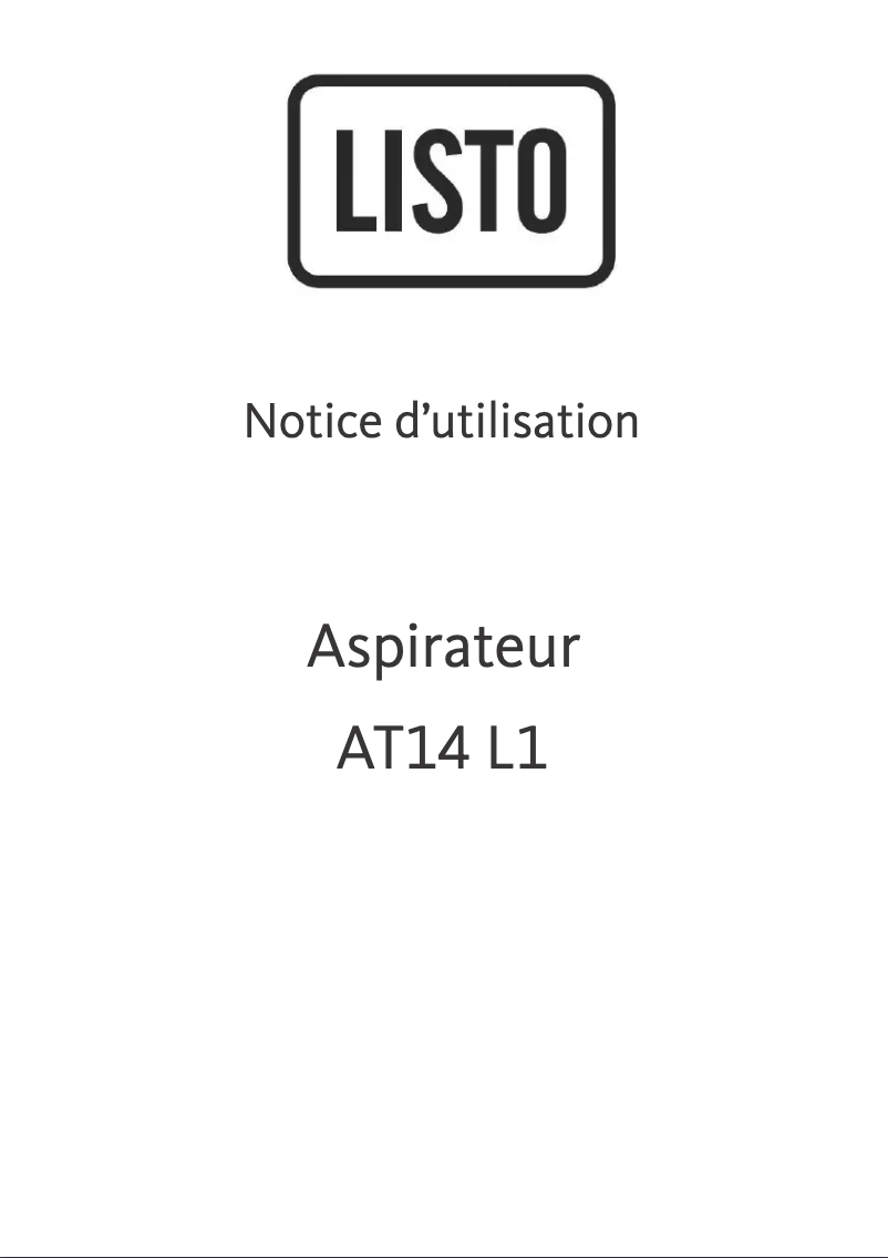 Imagen de la primera página del manual del dispositivo AT14 L1