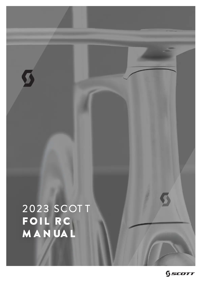 Página 1 del manual Manual de usuario Scott Foil RC Supersonic HMX Frame set
