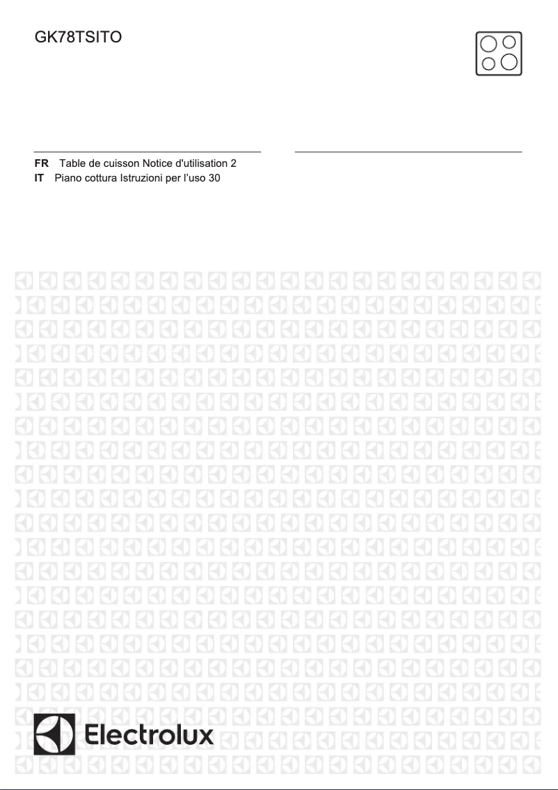 Imagen de la primera página del manual del dispositivo GK78TSITO