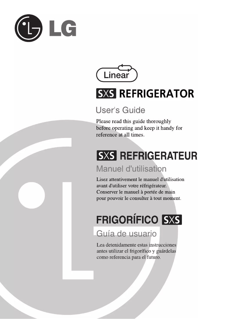 Página nº 1 - Manual de usuario LG GR-P257JHM