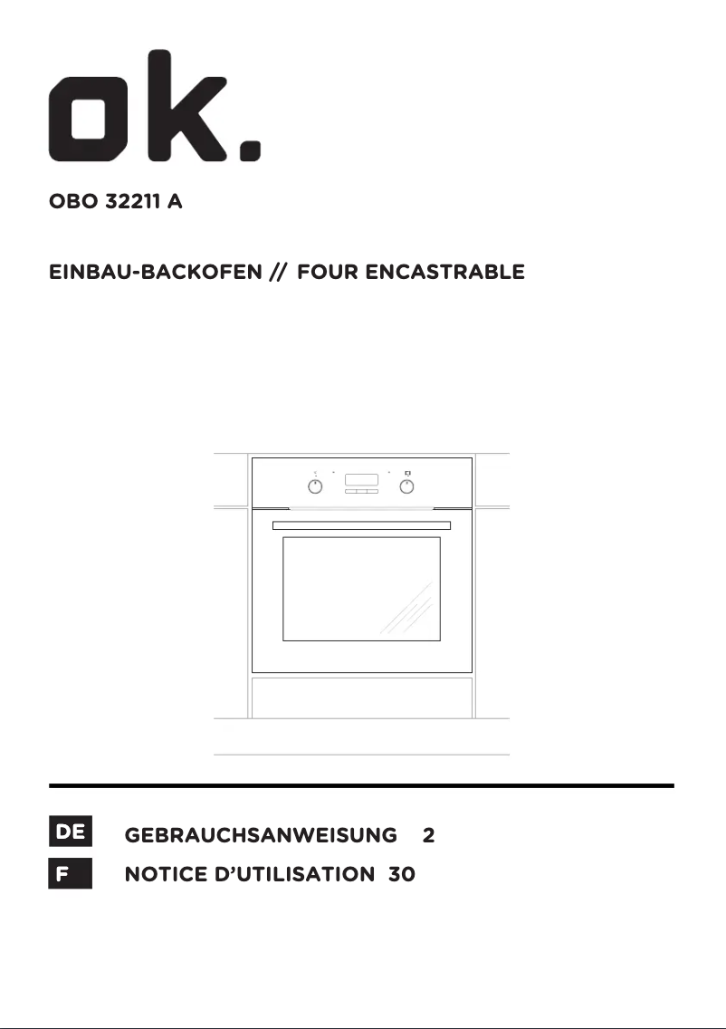 Página 1 del manual Manual de usuario OK OBO 32211 A