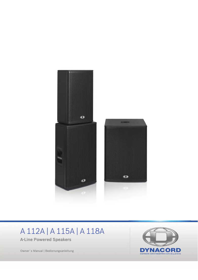 Imagen de la primera página del manual del dispositivo A 112A