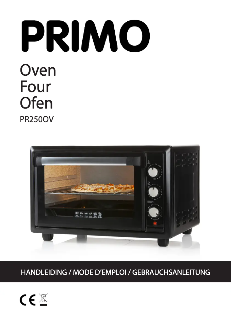 Imagen de la primera página del manual del dispositivo PR250OV