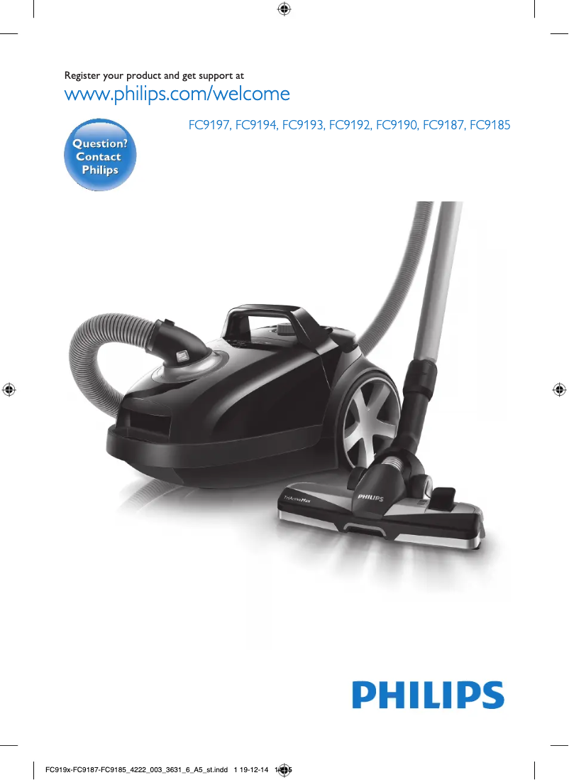 Página 1 del manual Manual de usuario Philips Performer Expert FC9193