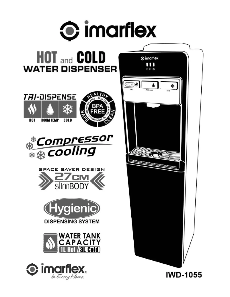 Imagen de la primera página del manual del dispositivo IWD-1055