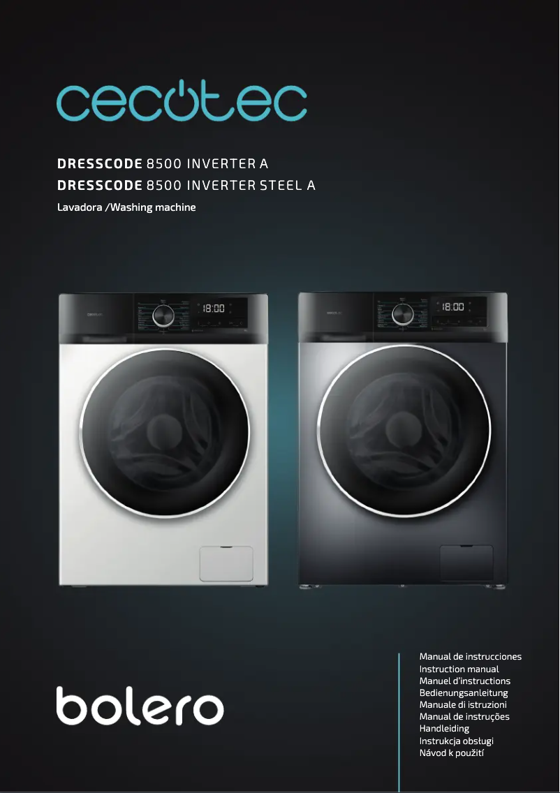 Imagen de la primera página del manual del dispositivo Bolero DressCode 8500 Inverter Steel A