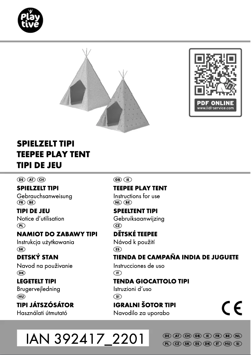 Página 1 del manual Manual de usuario Playtive IAN 392417