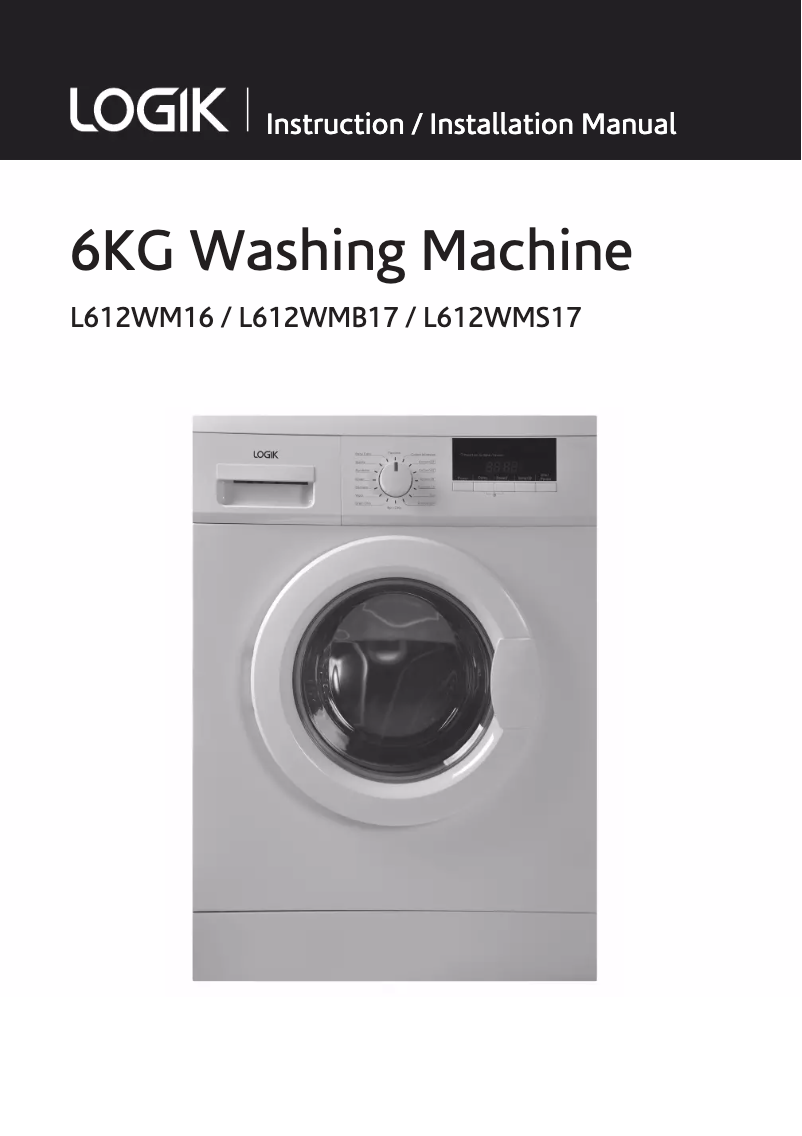 Imagen de la primera página del manual del dispositivo L612WM16