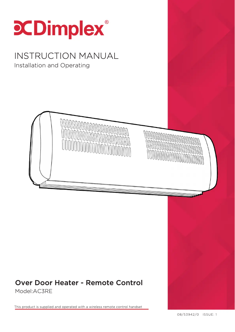 Imagen de la primera página del manual del dispositivo AC3RE