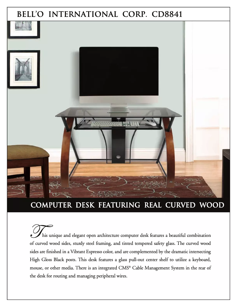 Página nº 1 - Folleto Bell'O CD8841