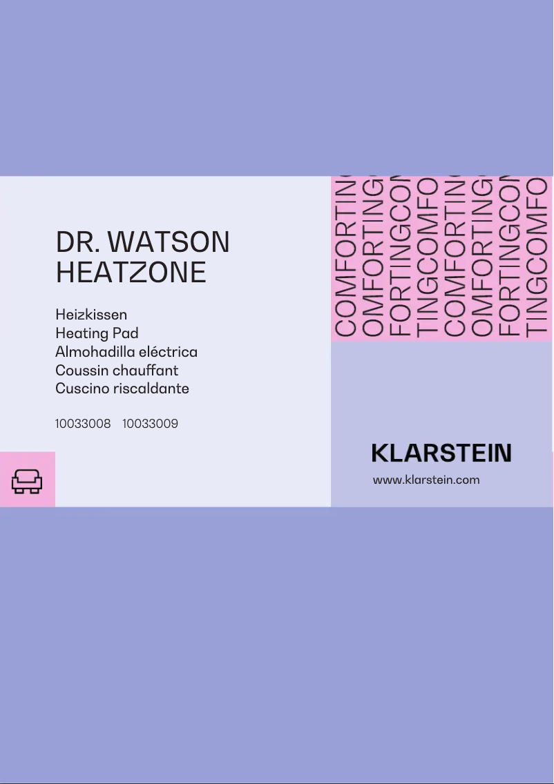 Página 1 del manual Manual de usuario Klarstein Dr. Watson Heatzone