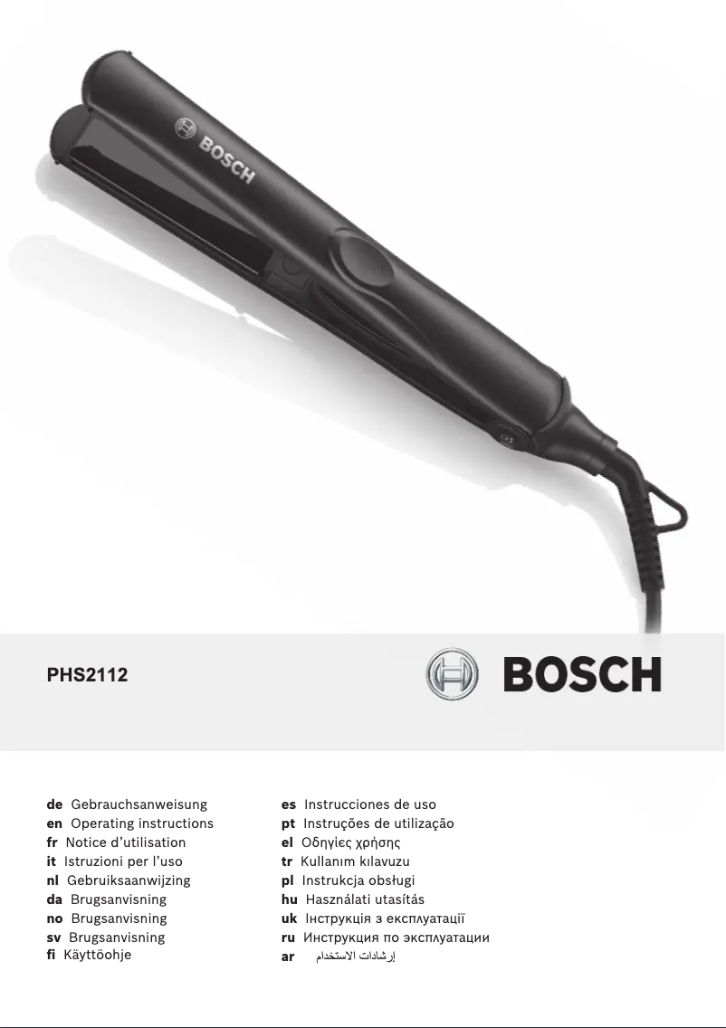 Imagen de la primera página del manual del dispositivo PHS2112