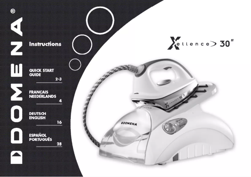 Página 1 del manual Manual de usuario Domena Xellence 30