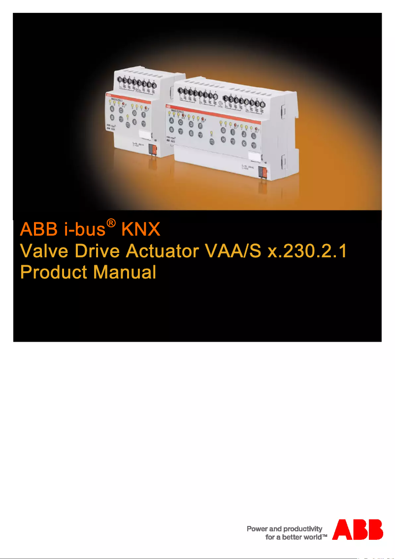 Página 1 del manual Manual de usuario ABB VAA/S6.230.2.1