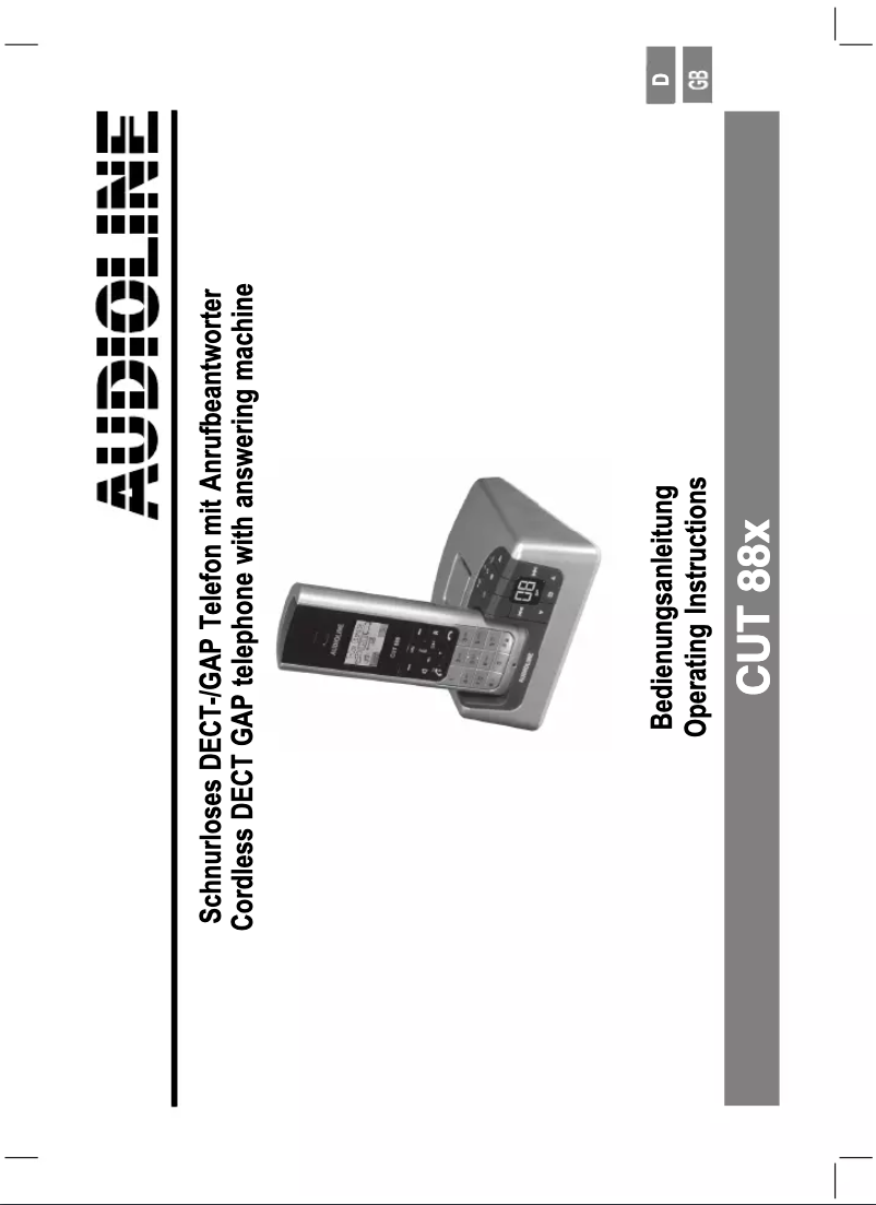 Imagen de la primera página del manual del dispositivo CUT 88x