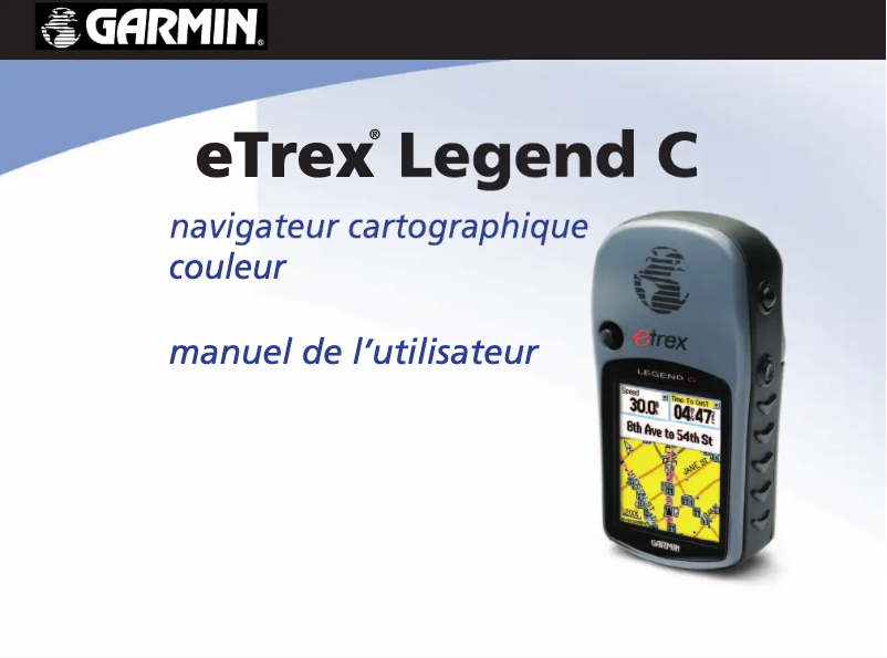 Página 1 del manual Manual de usuario Garmin eTrex Legend C