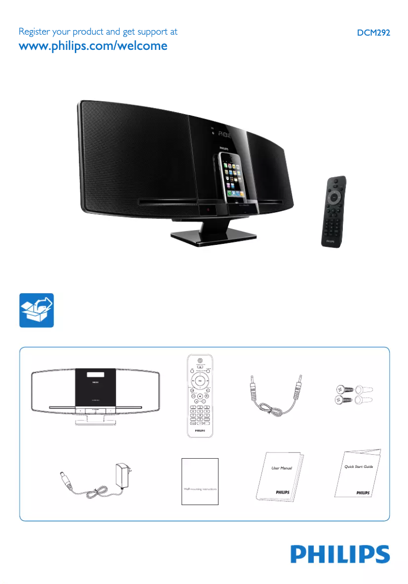 Imagen de la primera página del manual del dispositivo DCM292