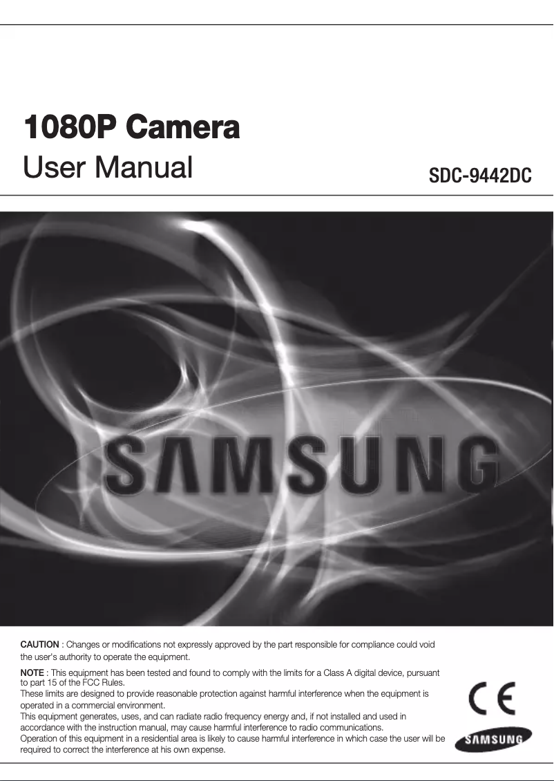 Página nº 1 - Manual de usuario Hanwha SDC-9442DC