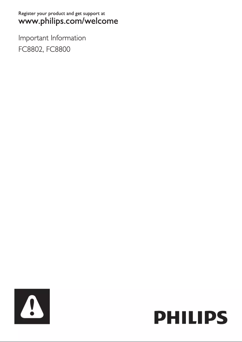 Imagen de la primera página del manual del dispositivo EasyStar FC8802