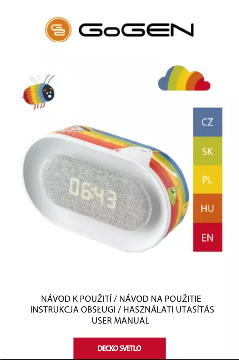 Página 1 del manual Manual de usuario GoGen Decko Svetlo