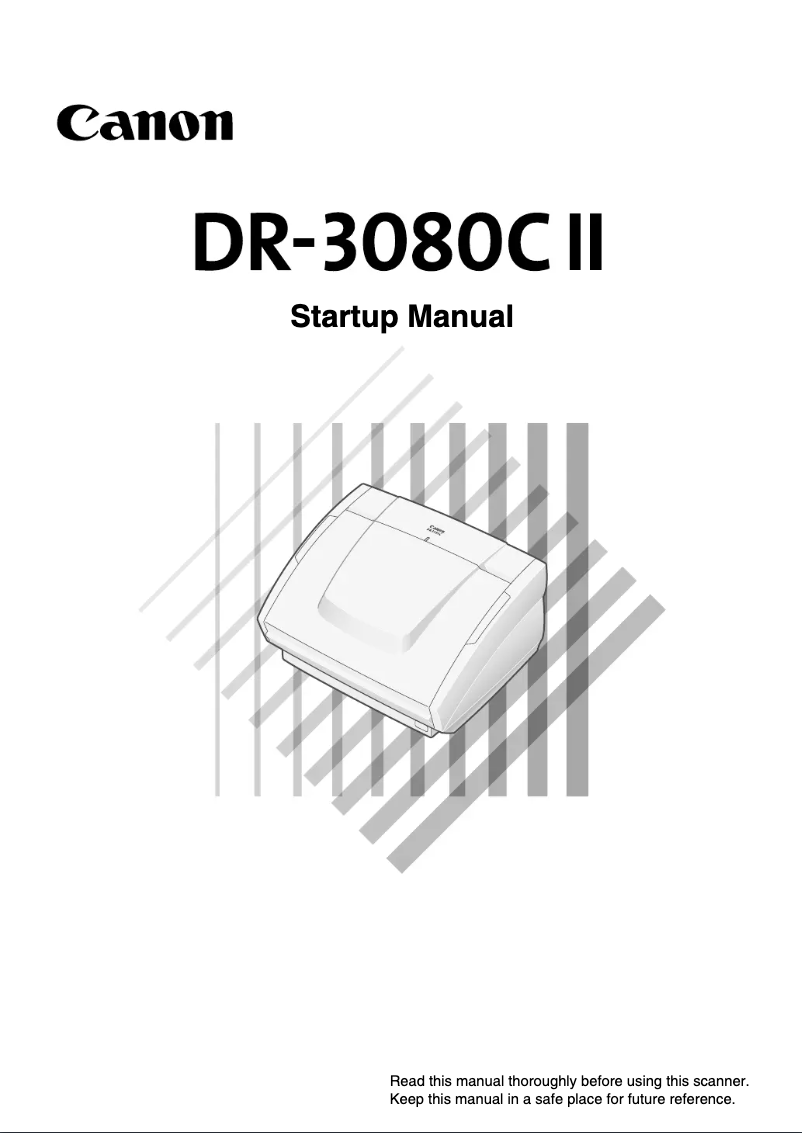 Imagen de la primera página del manual del dispositivo imageFORMULA DR-3080CII