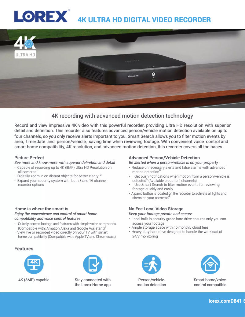 Imagen de la primera página del manual del dispositivo D841A81B