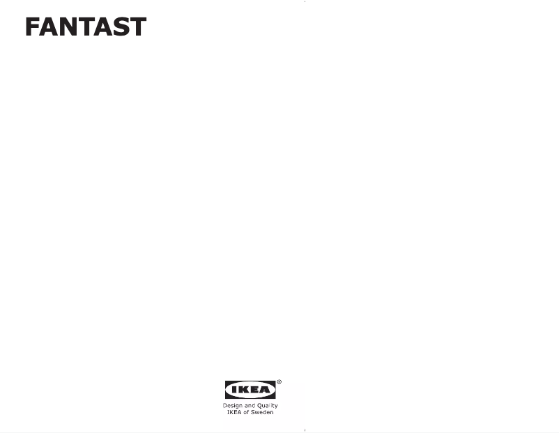 Imagen de la primera página del manual del dispositivo FANTAST