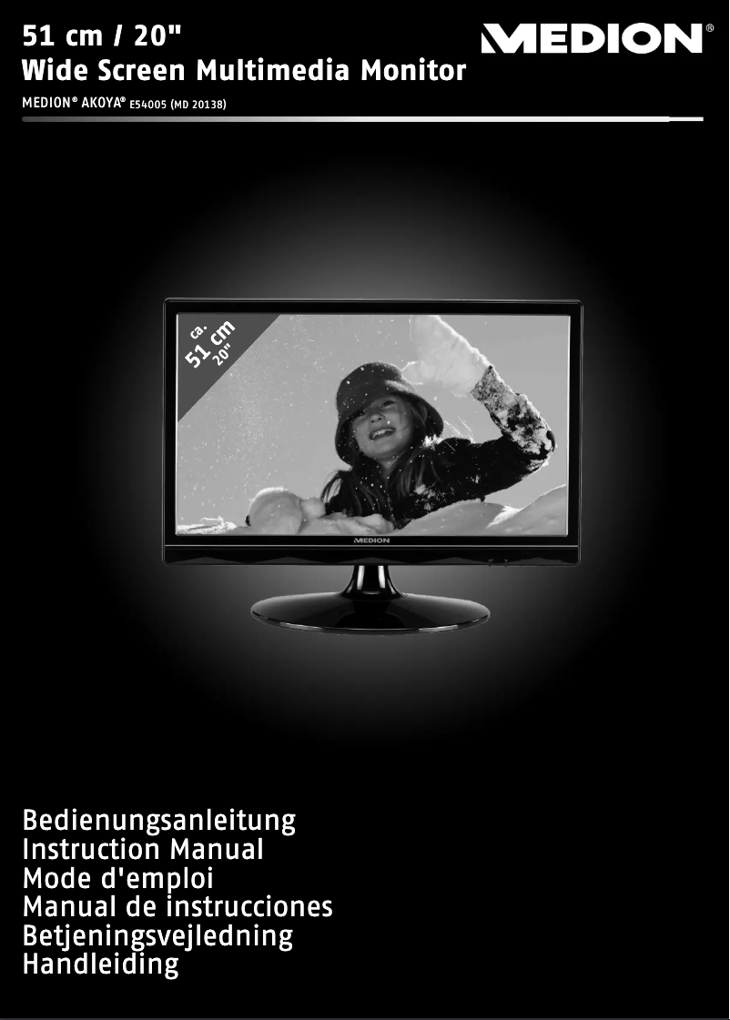 Imagen de la primera página del manual del dispositivo Akoya E51005 MD20138