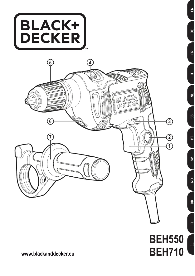 Imagen de la primera página del manual del dispositivo BEH550K