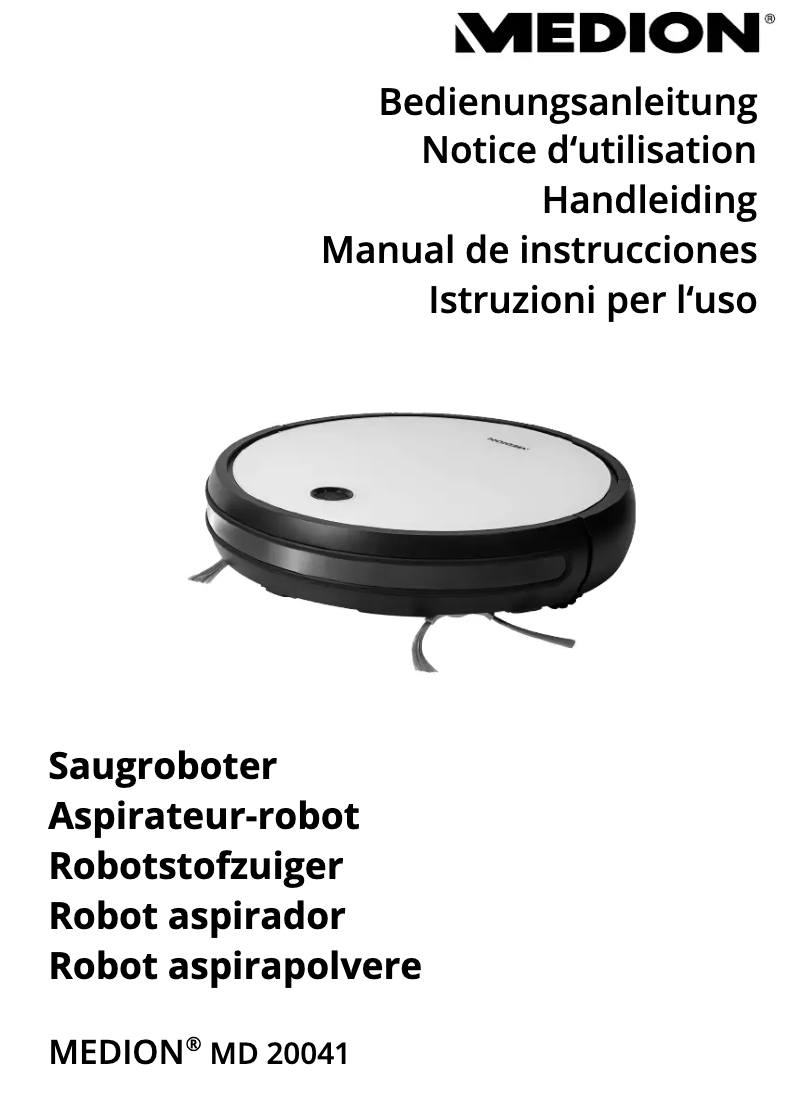 Imagen de la primera página del manual del dispositivo MD 20041