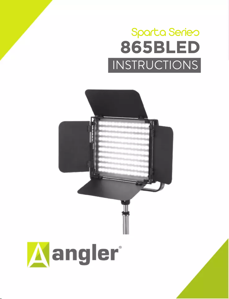 Imagen de la primera página del manual del dispositivo Sparta 865BLED