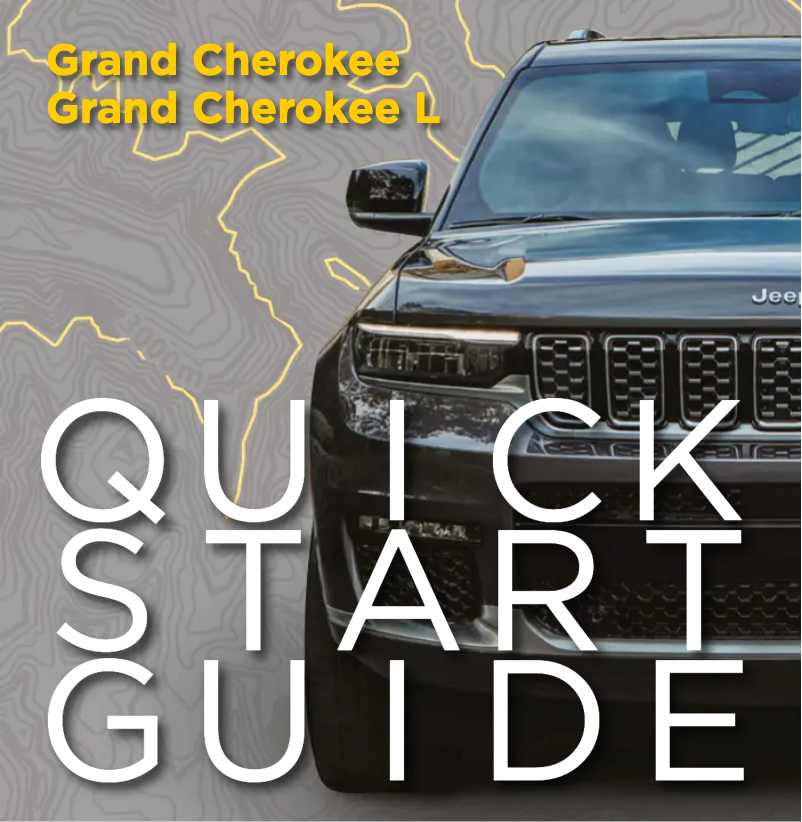 Página 1 del manual Guía de inicio rápido Jeep Grand Cherokee (2022)
