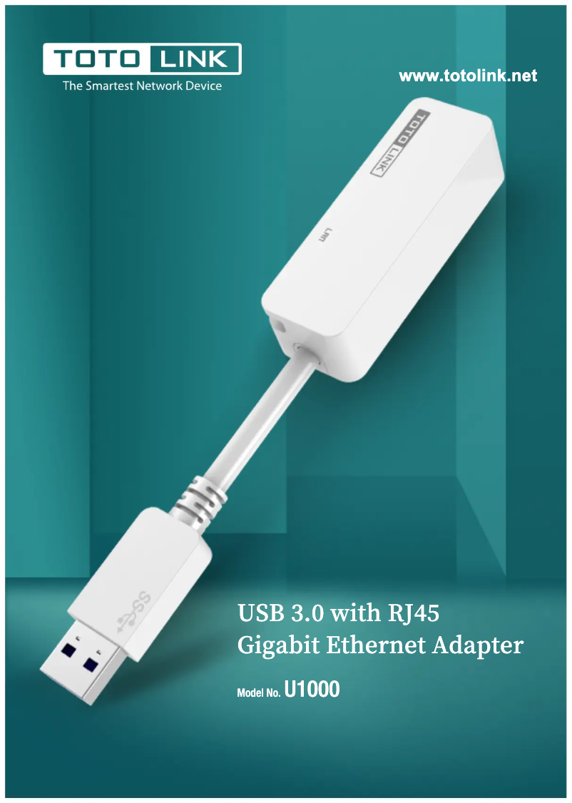 Imagen de la primera página del manual del dispositivo U1000