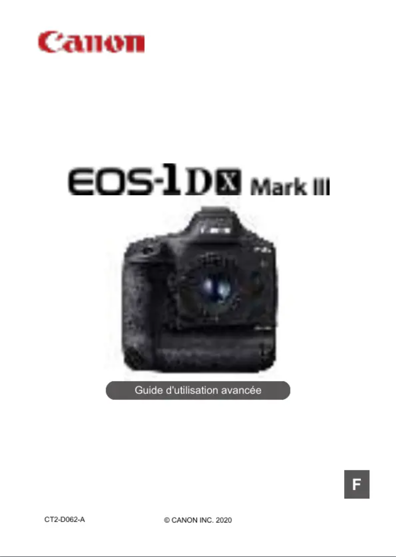 Imagen de la primera página del manual del dispositivo EOS-1D
