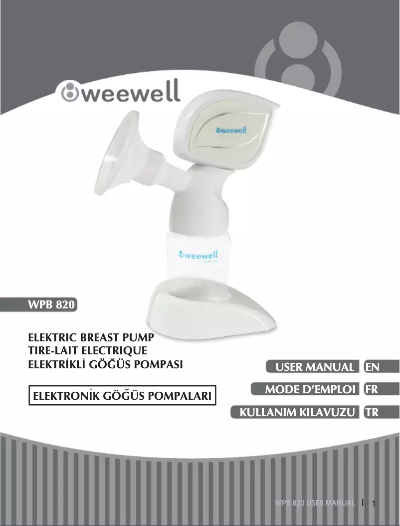 Imagen de la primera página del manual del dispositivo WPB 820