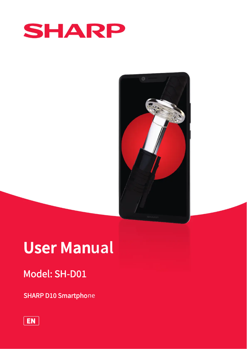 Página 1 del manual Guía de inicio rápido Sharp AQUOS C10