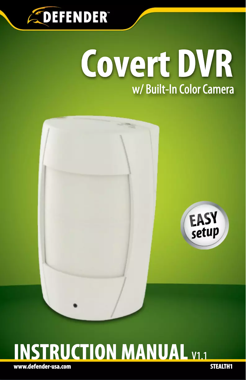 Imagen de la primera página del manual del dispositivo STEALTH1