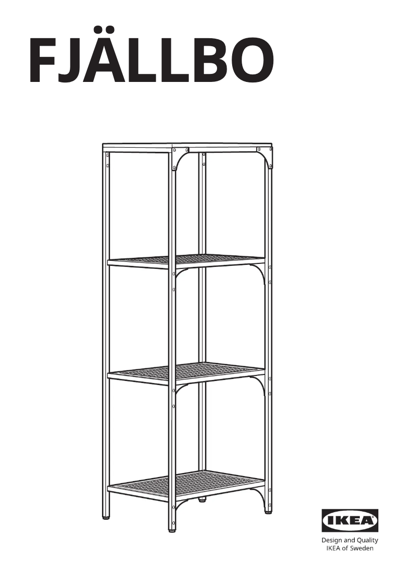 Imagen de la primera página del manual del dispositivo FJÄLLBO 703.421.99