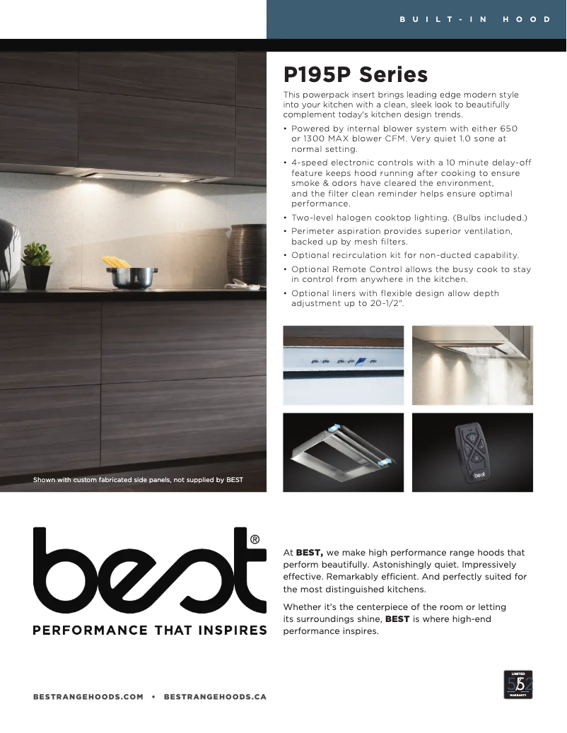 Imagen de la primera página del manual del dispositivo P195P1M52SB6