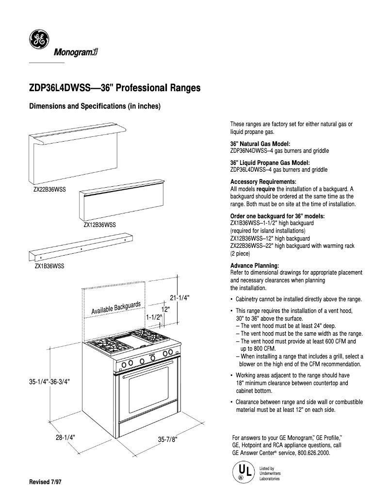 Imagen de la primera página del manual del dispositivo ZDP36L4DWSS