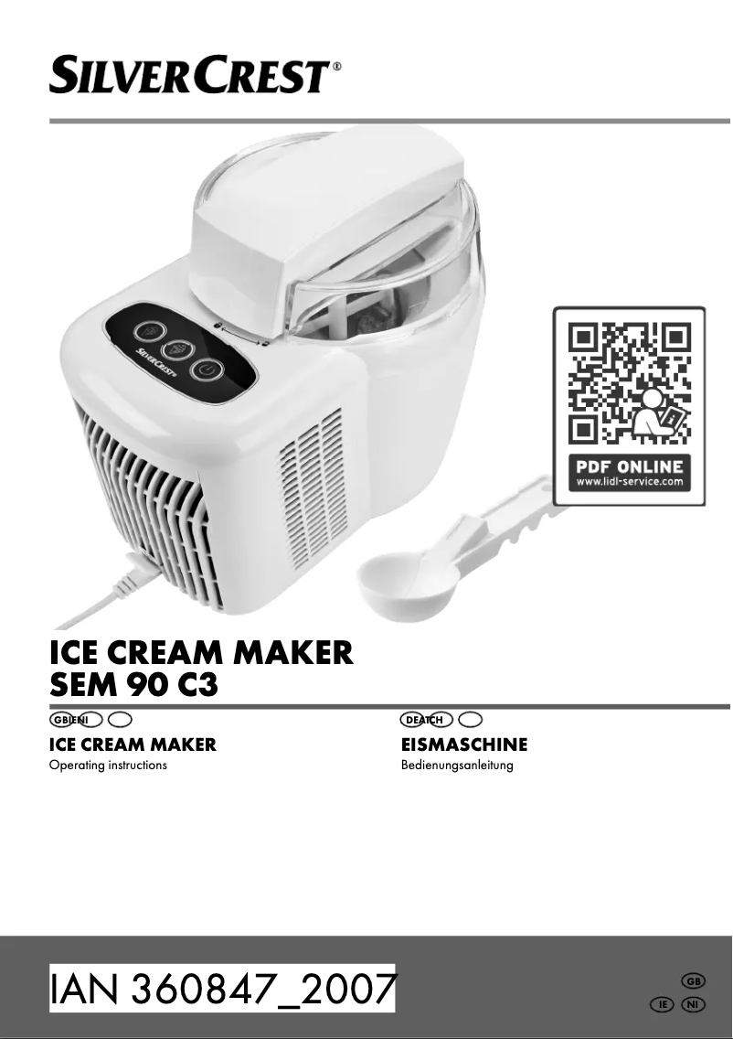 Imagen de la primera página del manual del dispositivo SEM 90 C3