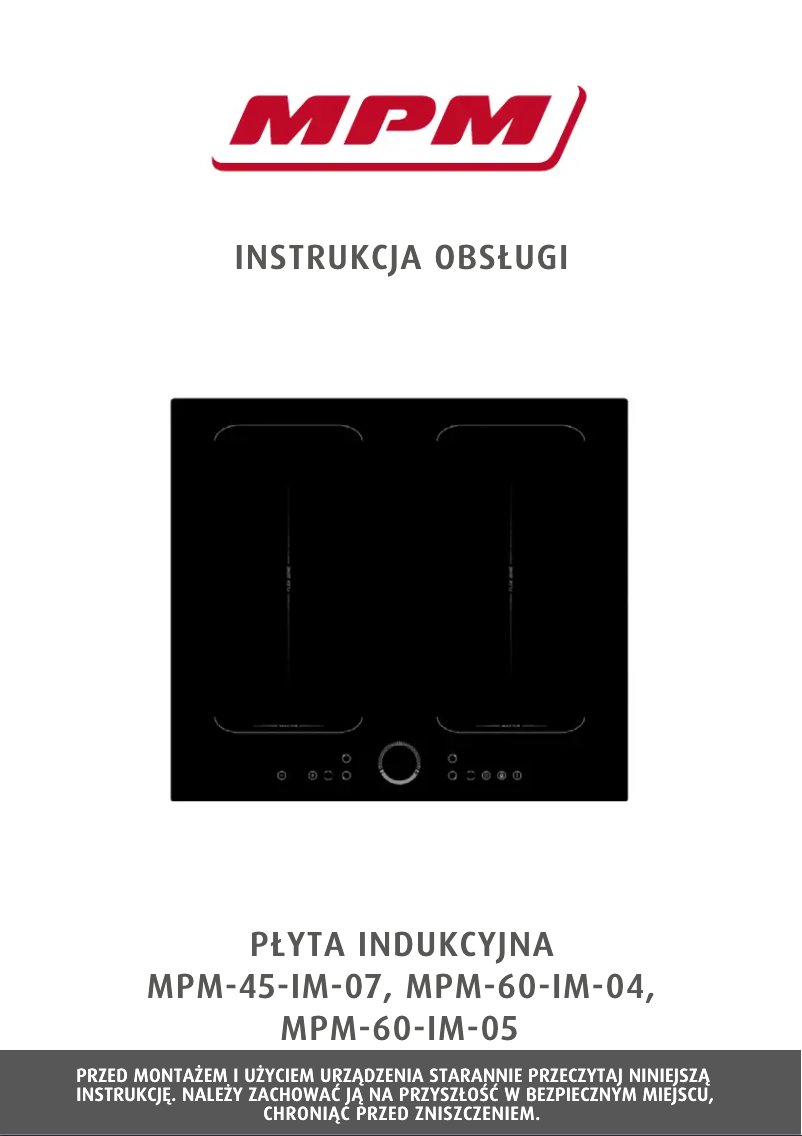Página 1 del manual Manual de usuario MPM MPM-60-IM-05