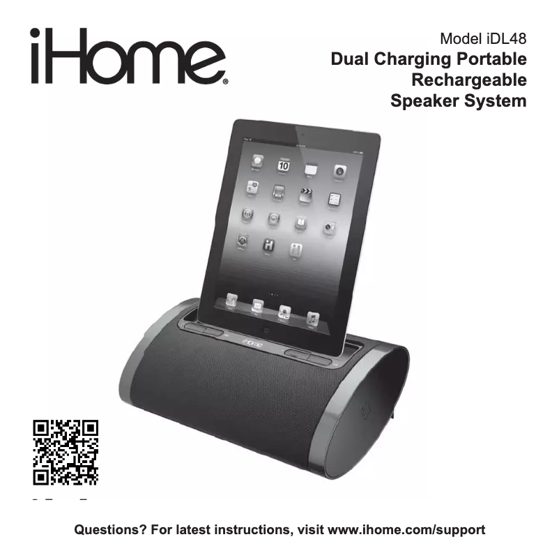 Página nº 1 - Manual de usuario iHome iDL48