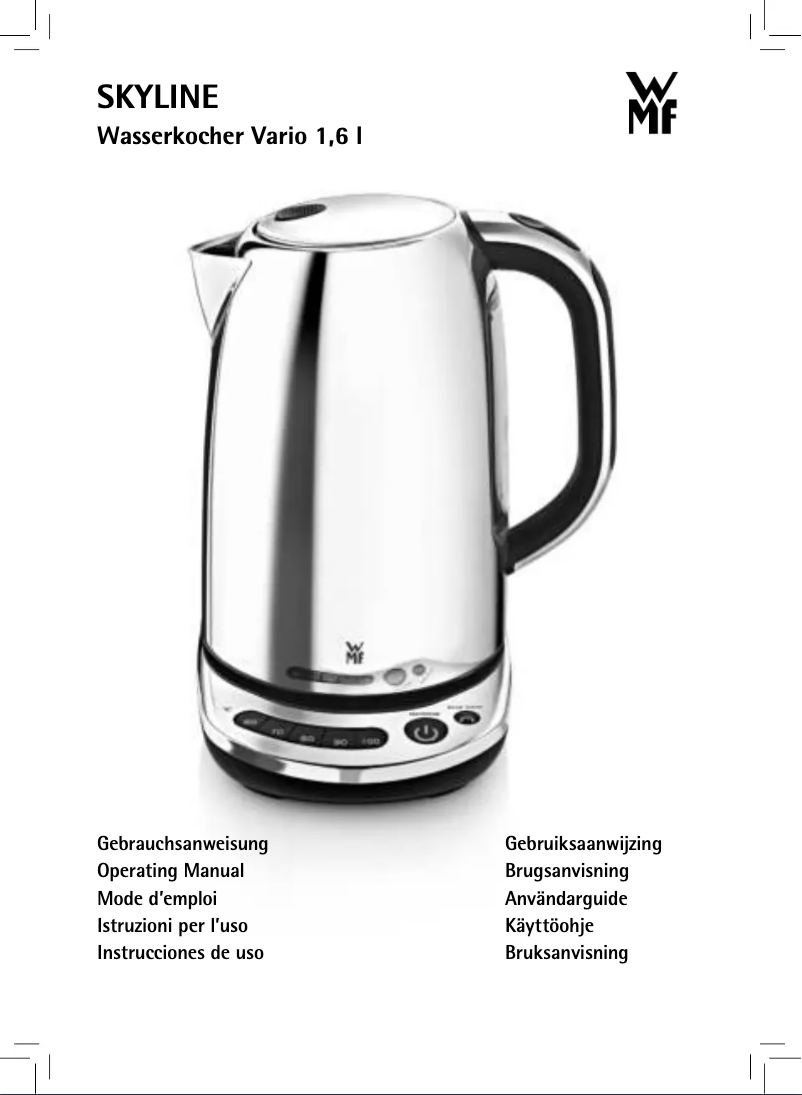 Imagen de la primera página del manual del dispositivo Skyline