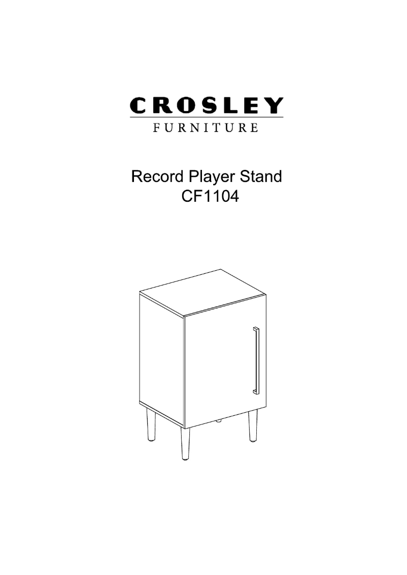 Página 1 del manual Manual de usuario Crosley Everett CF1104
