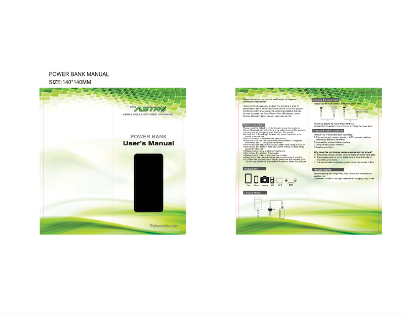 Imagen de la primera página del manual del dispositivo PBC5100PN