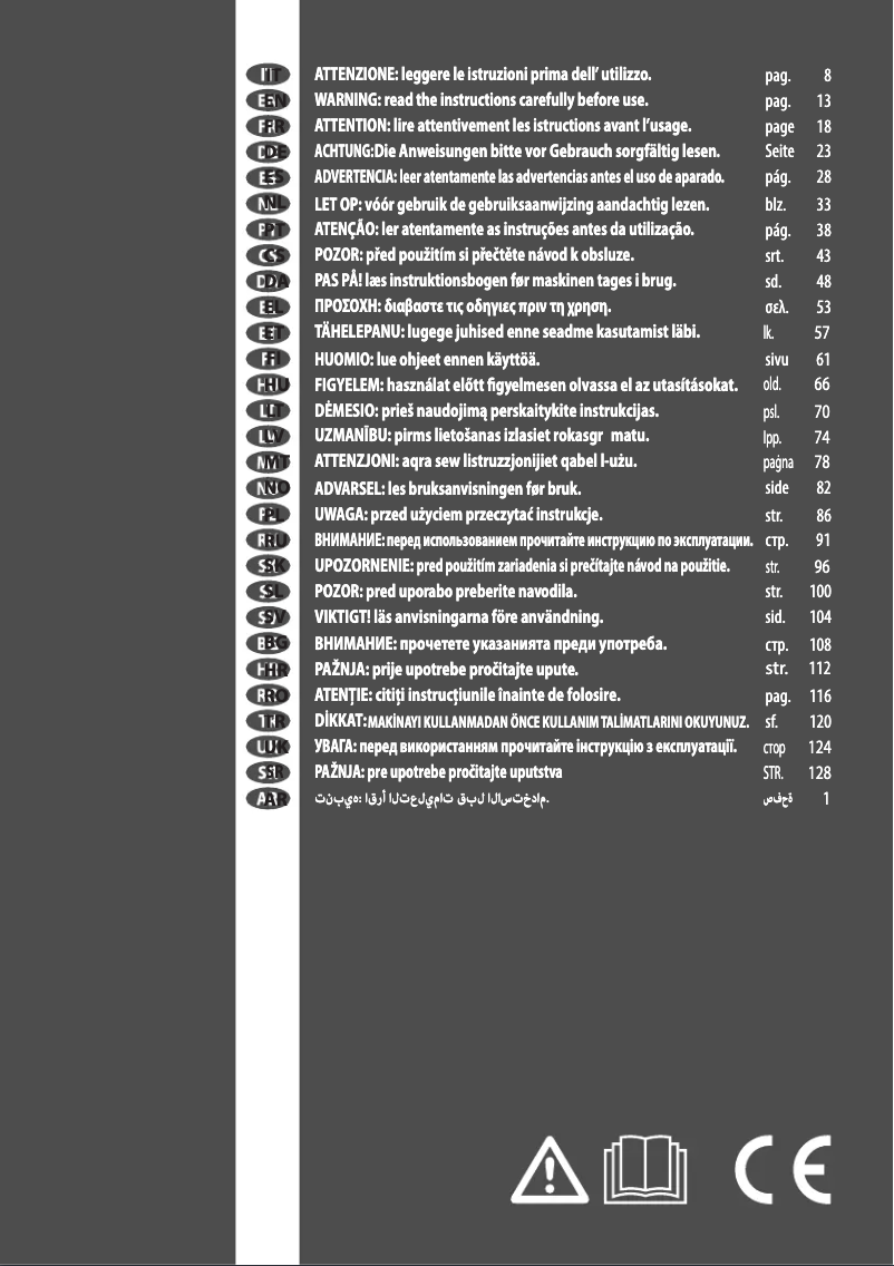 Página 1 del manual Manual de usuario Lavorwash Prime R 180